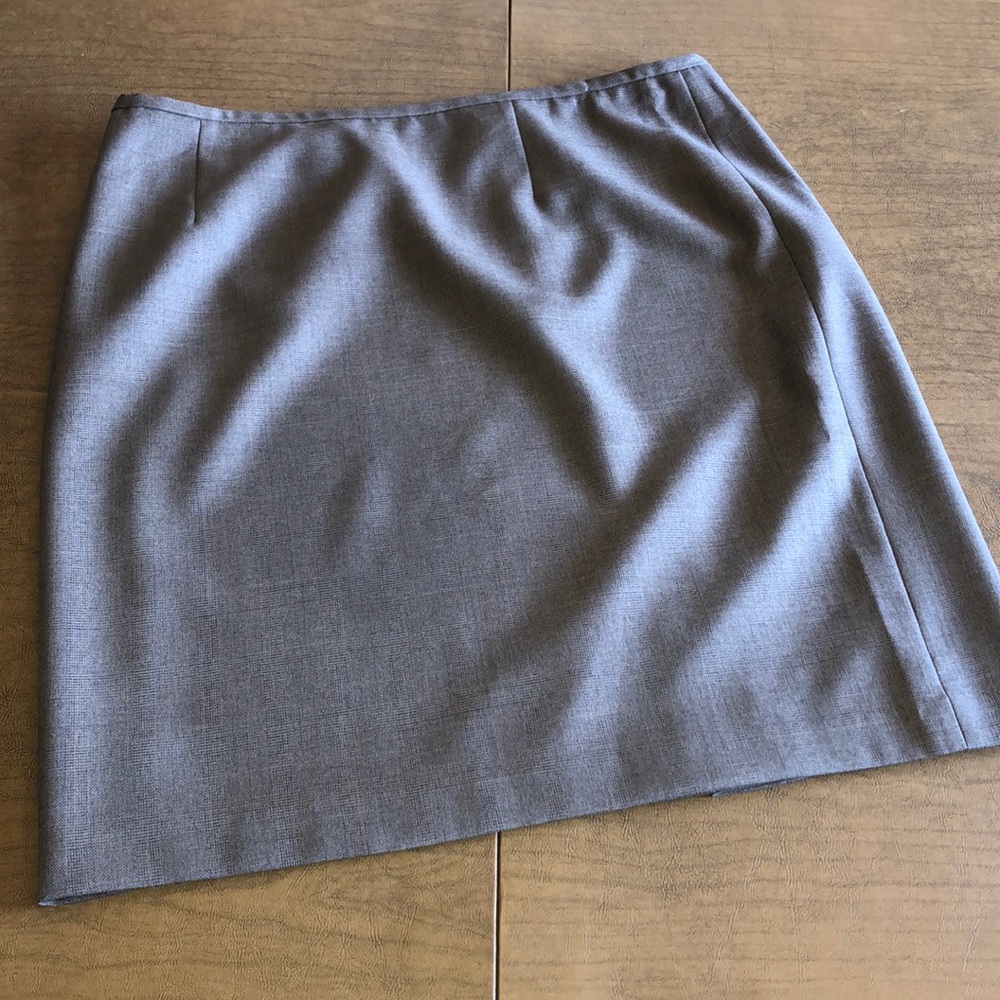 STANLEY BLACKER Zip Up Tan Dress Skirt Size 18